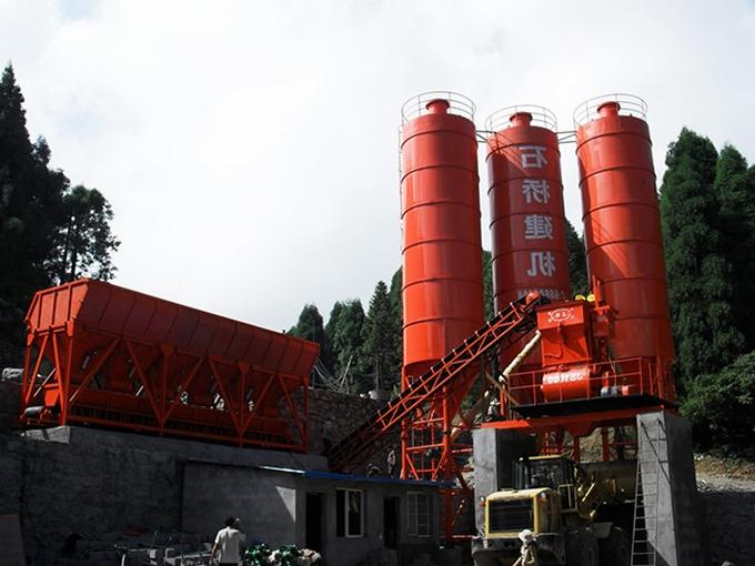 铜川仙女山搅拌站 近景